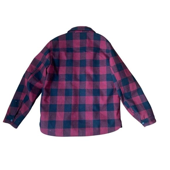 G.H. Bass & Co. Womans Wool Blended Lined Jacket Buffalo Red - Picture 2 of 6